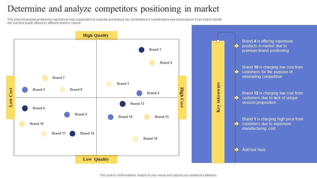 Determine And Analyze Competitors Positioning In Market Maximizing Revenue Using Brochure Pdf