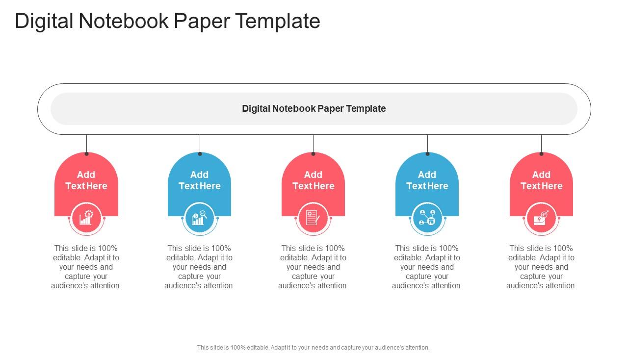 Digital Notebook Paper Template In Powerpoint And Google Slides Cpb
