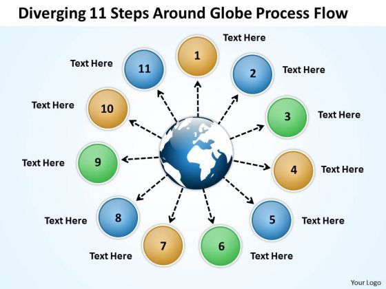 diverging_11_steps_around_globe_process_flow_ppt_circular_motion_chart_powerpoint_templates_1.jpg