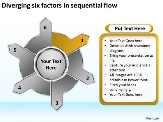 diverging_six_factors_sequential_flow_circular_arrow_diagram_powerpoint_slides_1.jpg