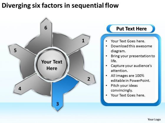diverging_six_factors_sequential_flow_target_process_powerpoint_slides_1.jpg