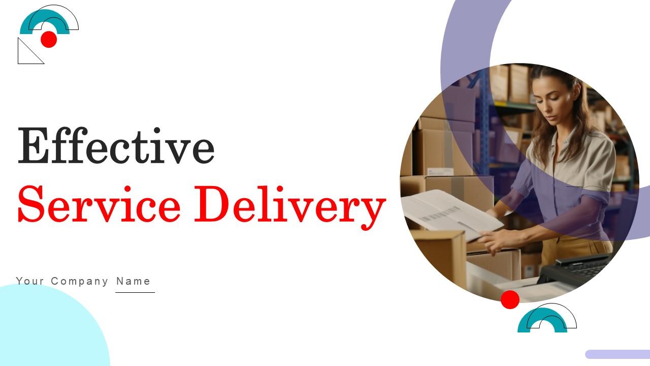 Effective Service Delivery Ppt Powerpoint Presentation Complete Deck With Slides