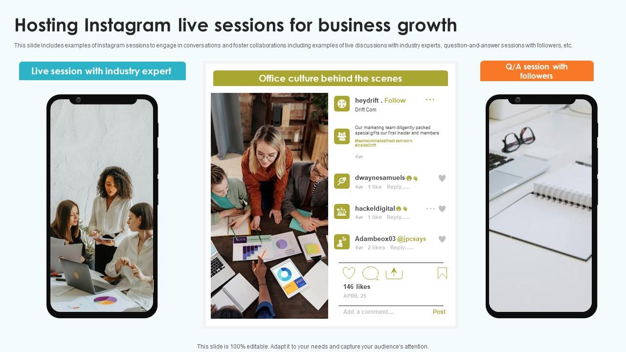 Elevating Sales Networks Hosting Instagram Live Sessions For Business Growth SA SS V