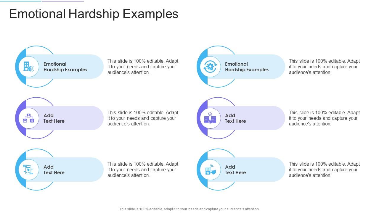 Emotional Hardship Examples In Powerpoint And Google Slides Cpb