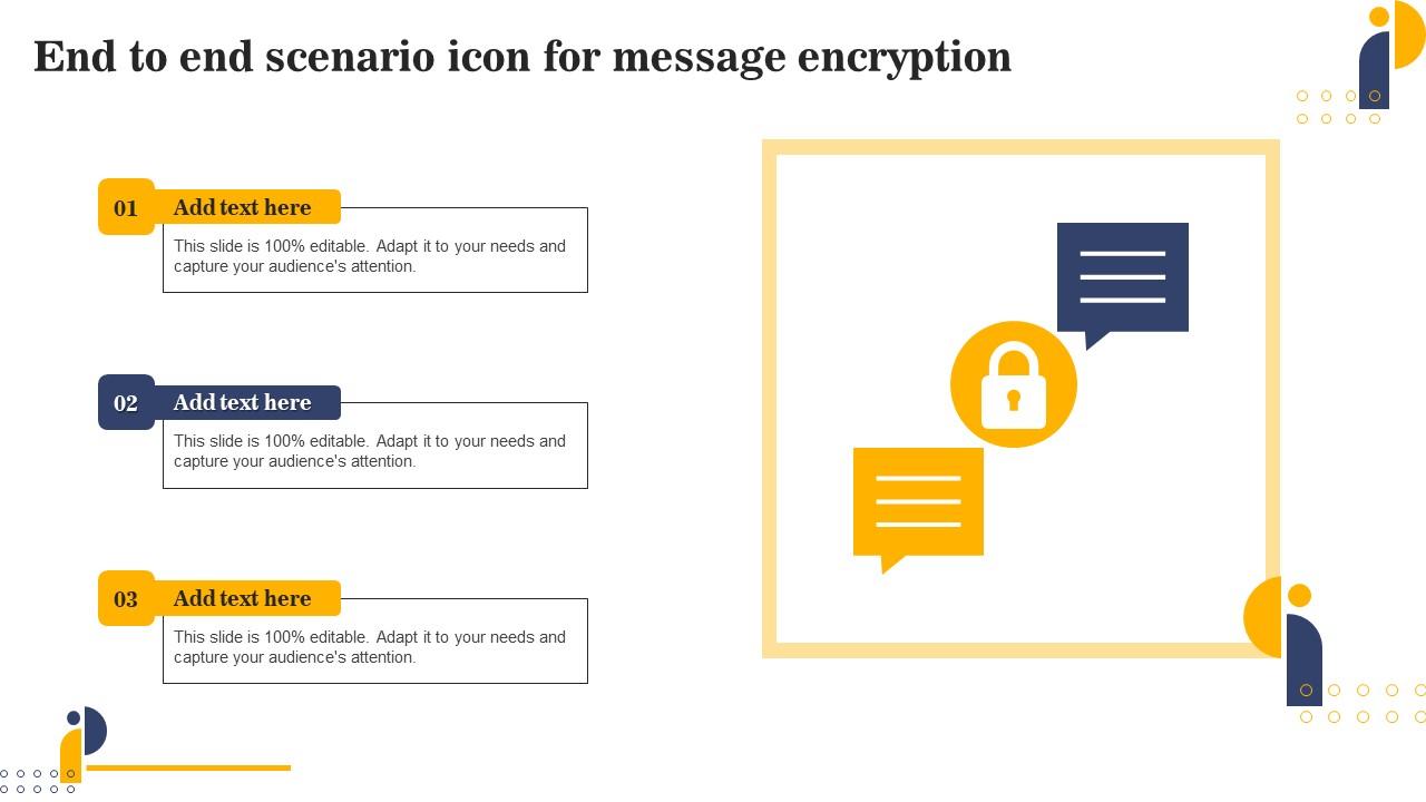 End To End Scenario Icon For Message Encryption Clipart Pdf