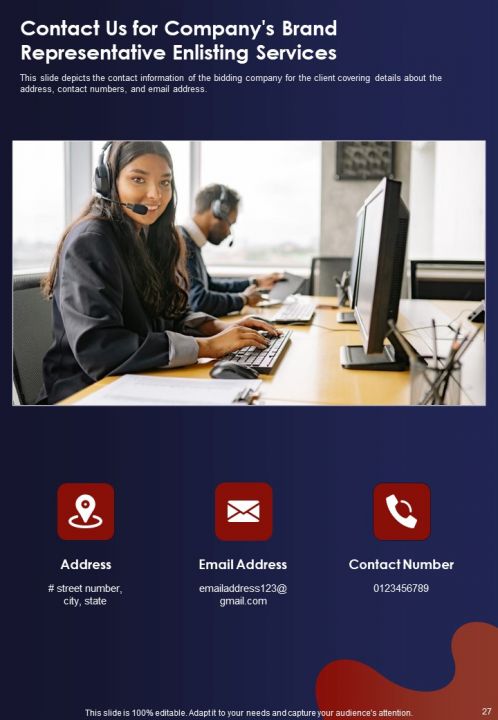Enterprise Brand Ambassador Enlisting Proposal Example Document Report Doc Pdf Ppt