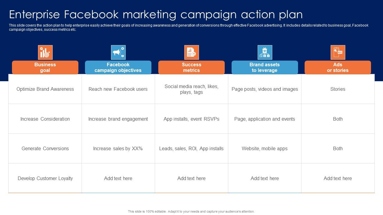 Enterprise Facebook Marketing Campaign Guide For Data Driven Advertising Introduction Pdf