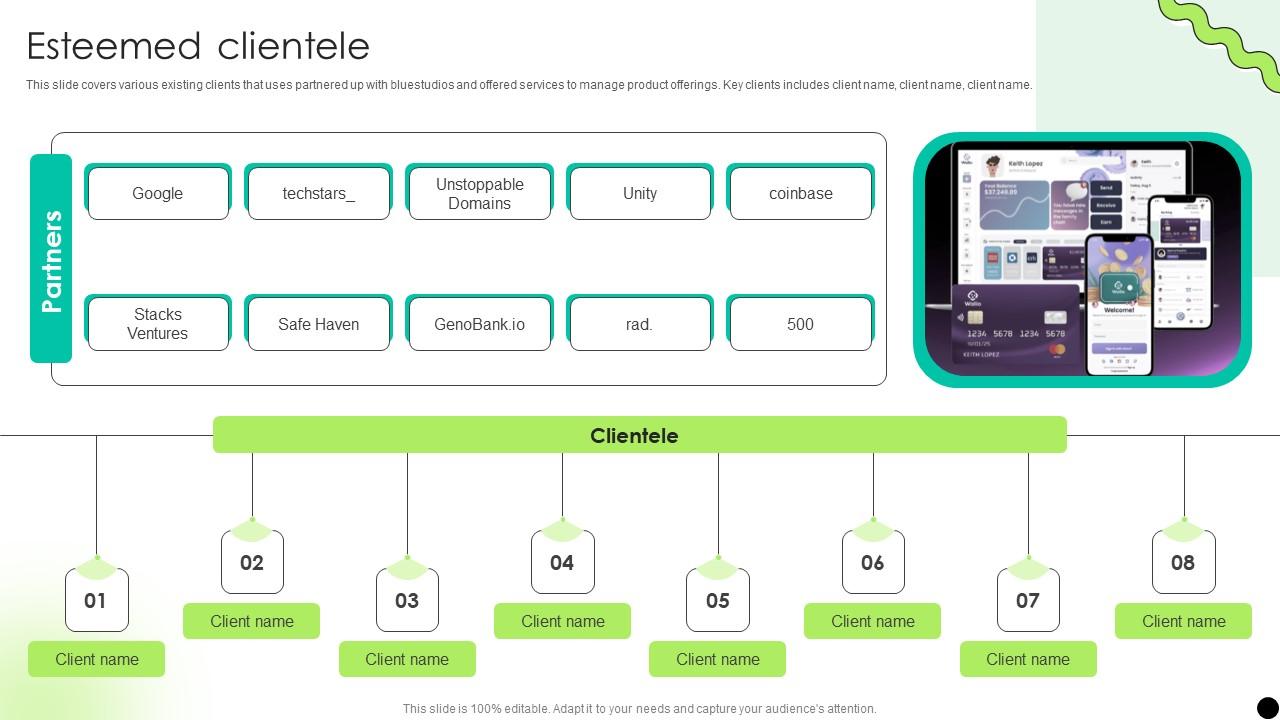 Esteemed Clientele Digital Payment Platform Pitch Deck