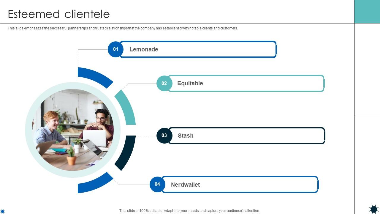 Esteemed Clientele Life Coverage Platform Pitch Deck