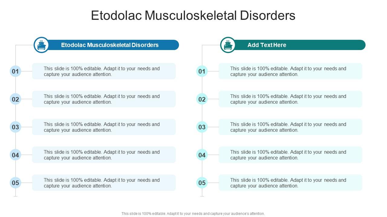 Etodolac Musculoskeletal Disorders In Powerpoint And Google Slides Cpb