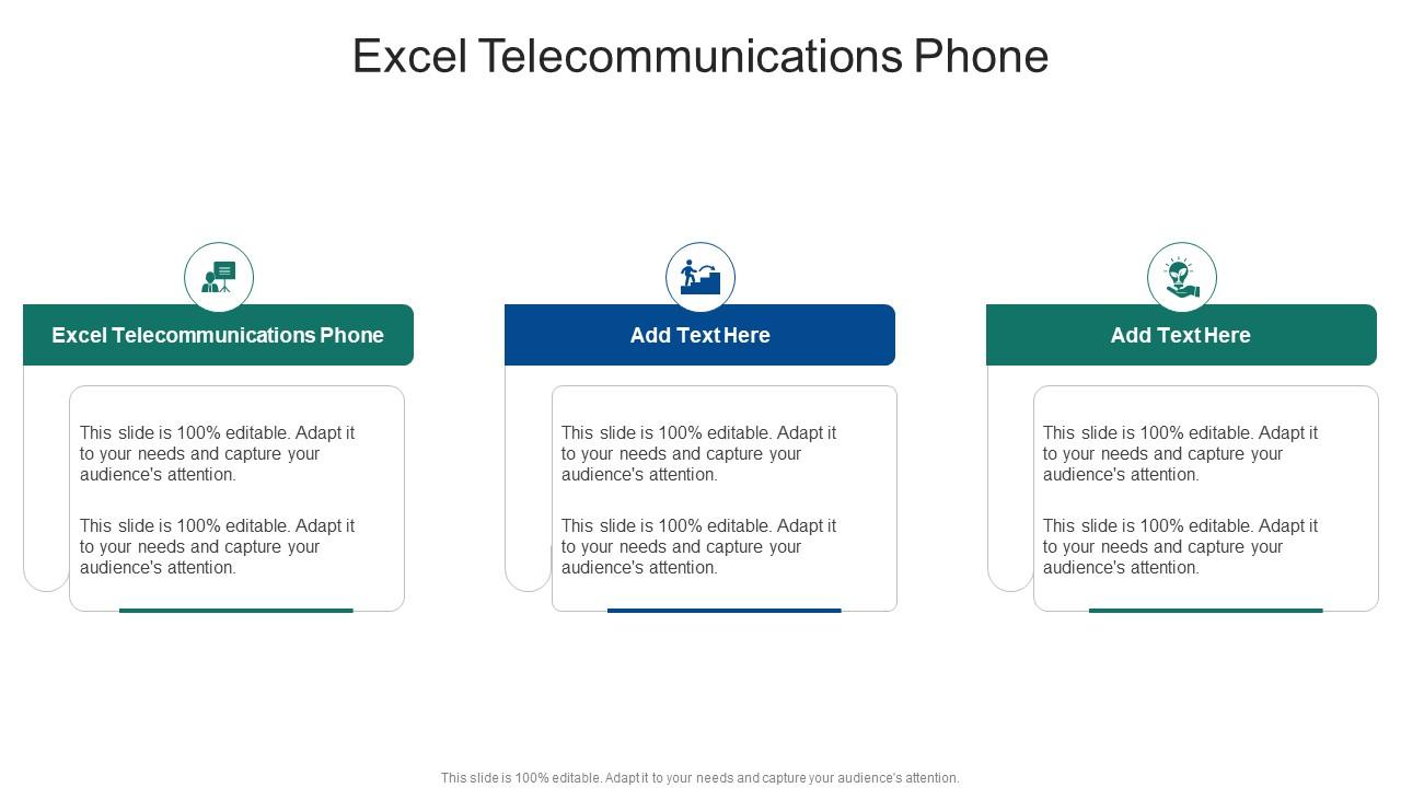 Excel Telecommunications Phone In Powerpoint And Google Slides Cpb