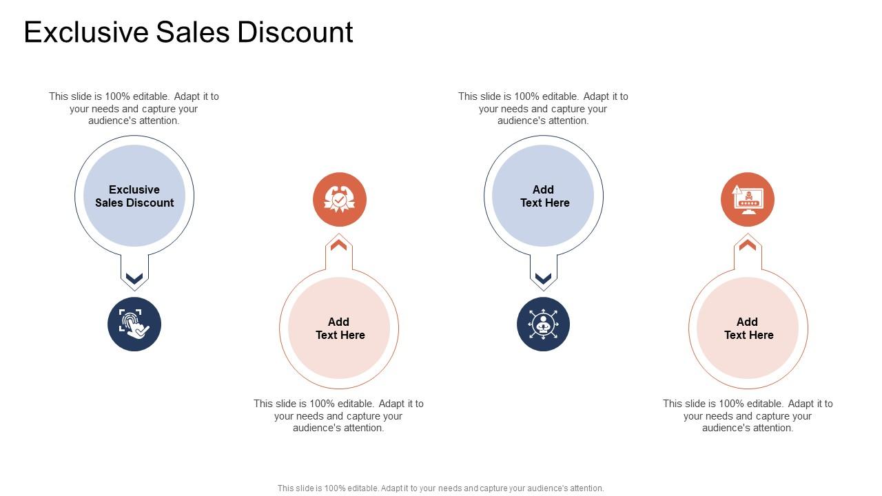 Exclusive Sales Discount In Powerpoint And Google Slides Cpb