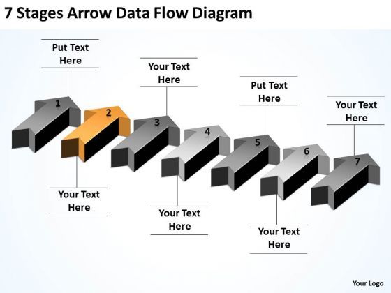 explain_parallel_processing_7_stages_arrow_data_flow_diagram_powerpoint_slides_1.jpg
