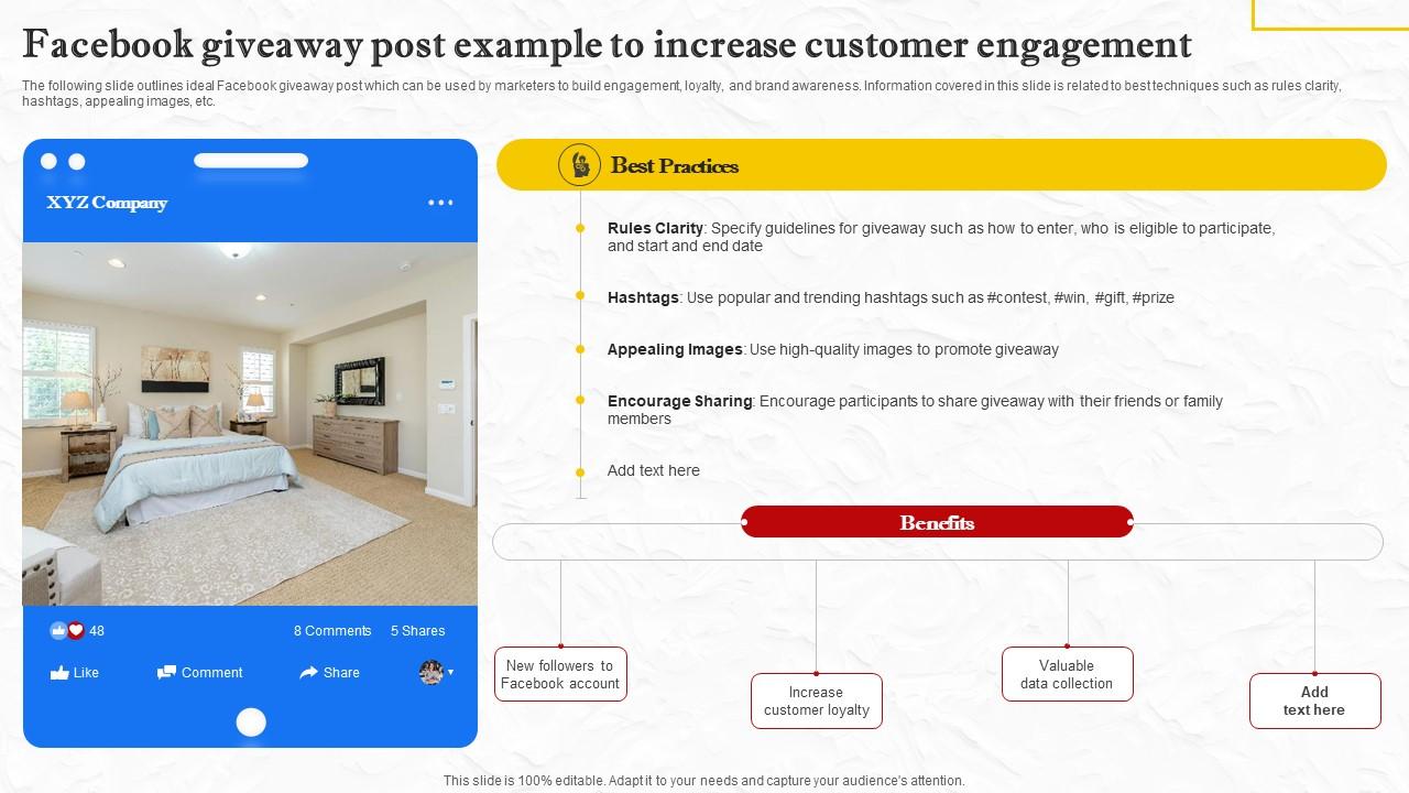 Facebook Marketing Techniques Facebook Giveaway Post Example To Increase Strategy SS V