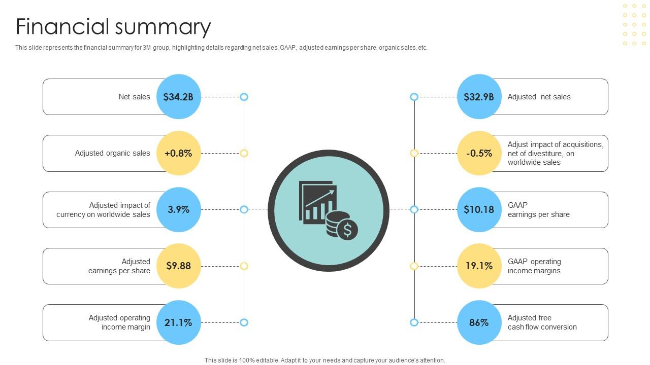 Financial Summary Multinational Conglomerate Company Profile CP SS V
