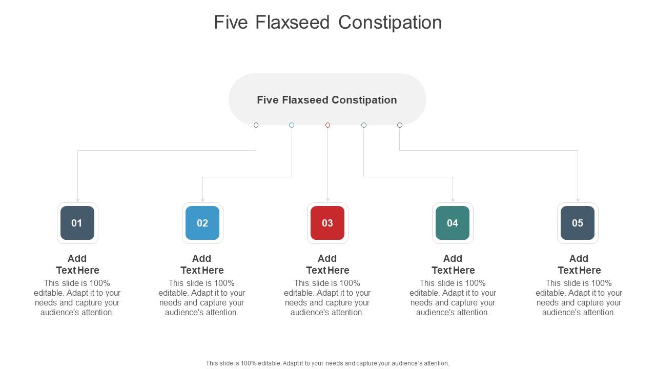 Five Flaxseed Constipation In Powerpoint And Google Slides Cpb