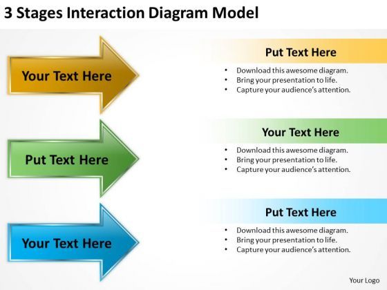 flowchart_parallel_process_3_stages_interaction_diagram_model_powerpoint_slides_1.jpg