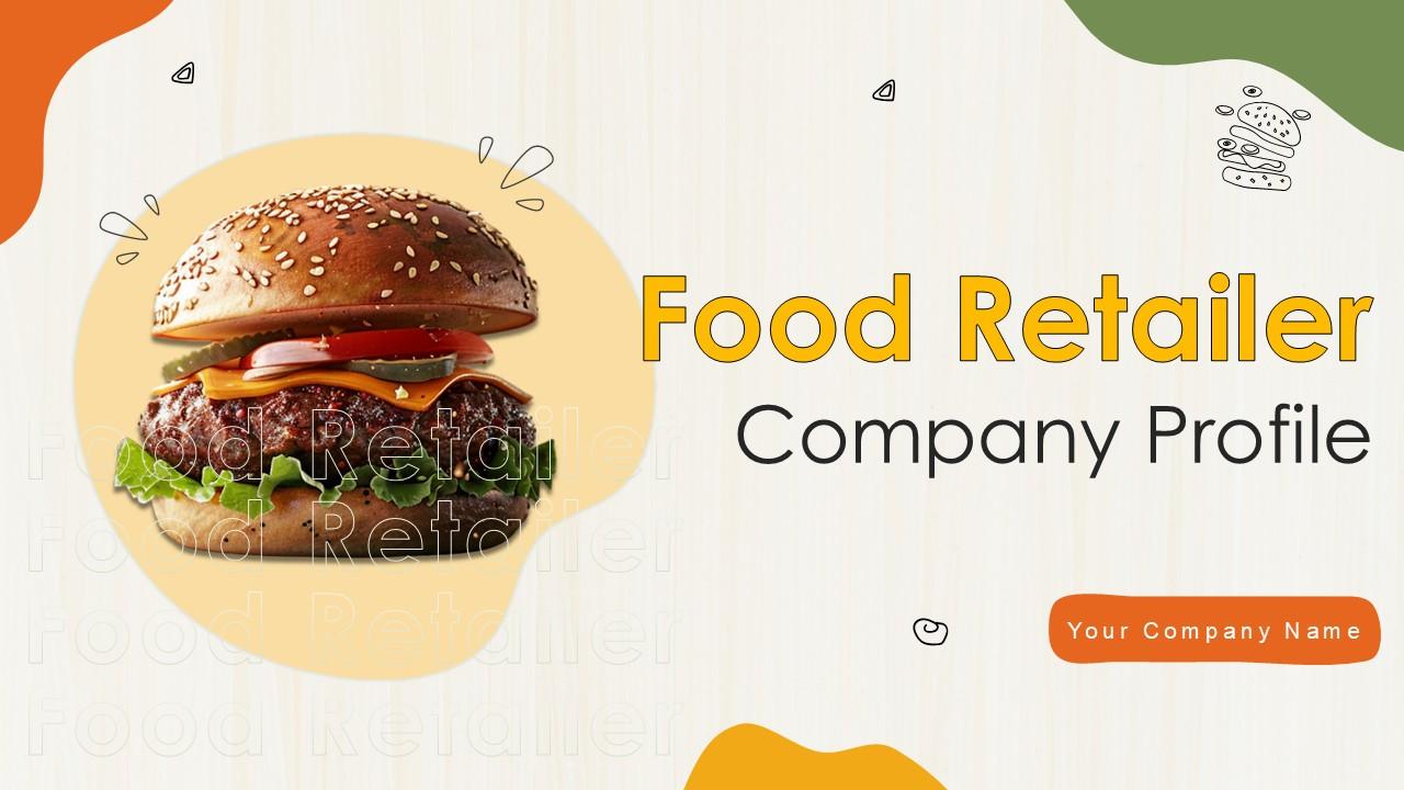 Food Retailer Company Profile Ppt Powerpoint CP CD V