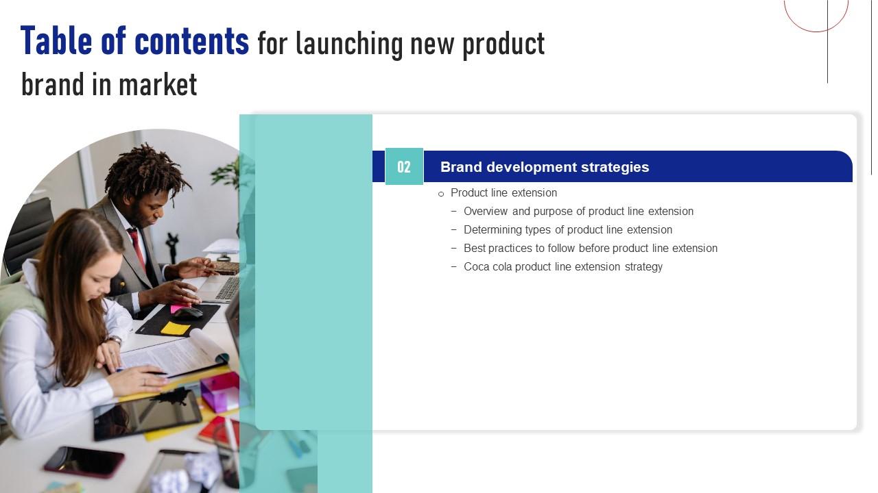 For Launching New Product Brand In Market Table Of Contents Rules Pdf