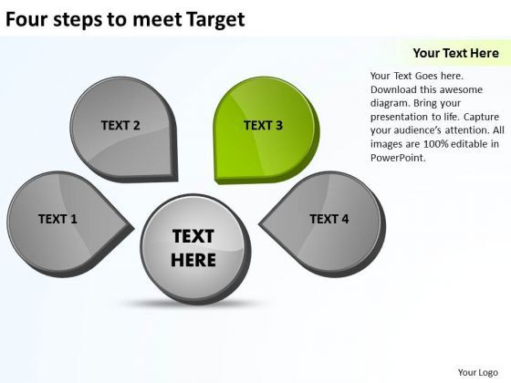 four_steps_to_meet_target_relative_cycle_arrow_process_powerpoint_slides_1.jpg