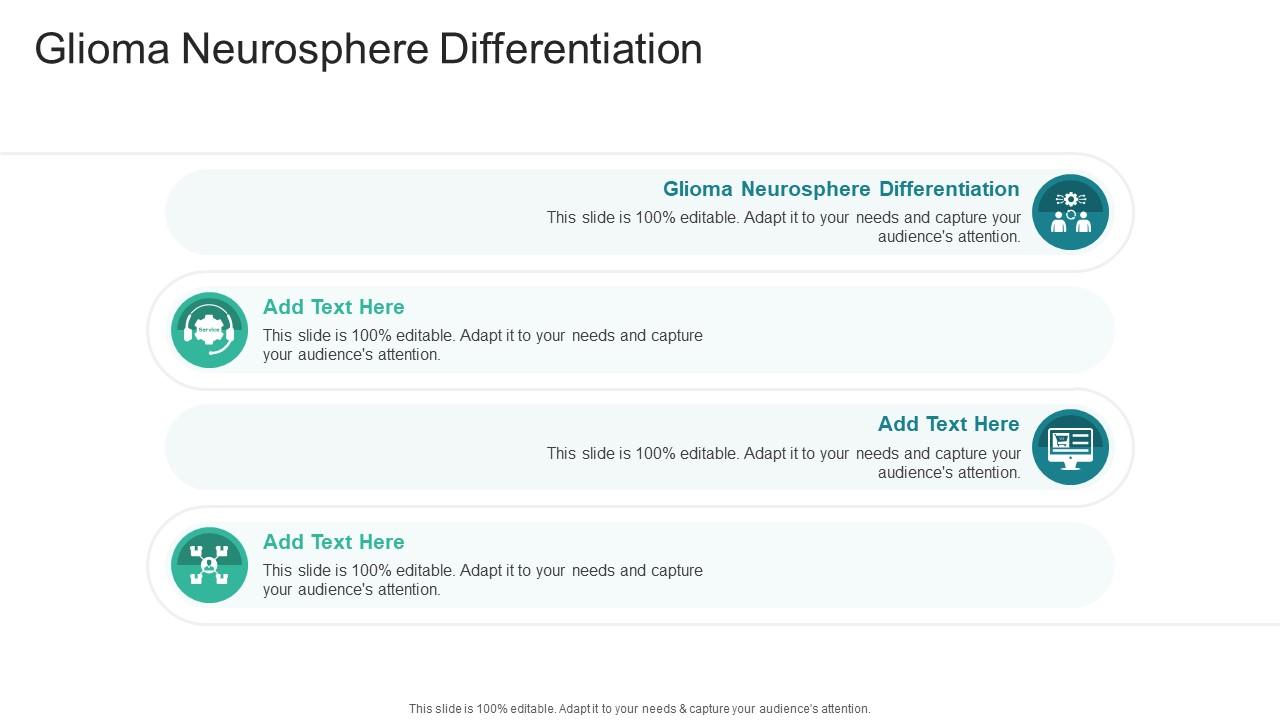 Glioma Neurosphere Differentiation In Powerpoint And Google Slides Cpb