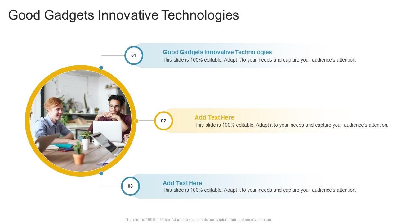 Good Gadgets Innovative Technologies In Powerpoint And Google Slides Cpb