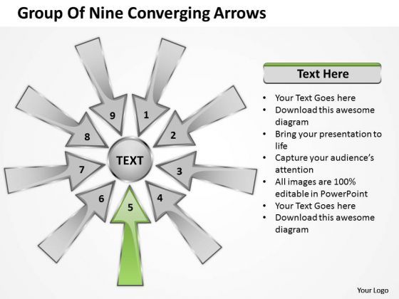 group_of_nine_coverging_arrow_cycle_process_network_powerpoint_slides_1.jpg