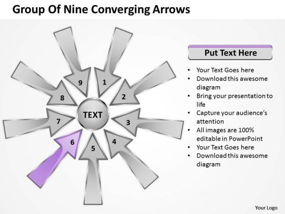 group_of_nine_coverging_arrows_ppt_cycle_process_network_powerpoint_slide_1.jpg