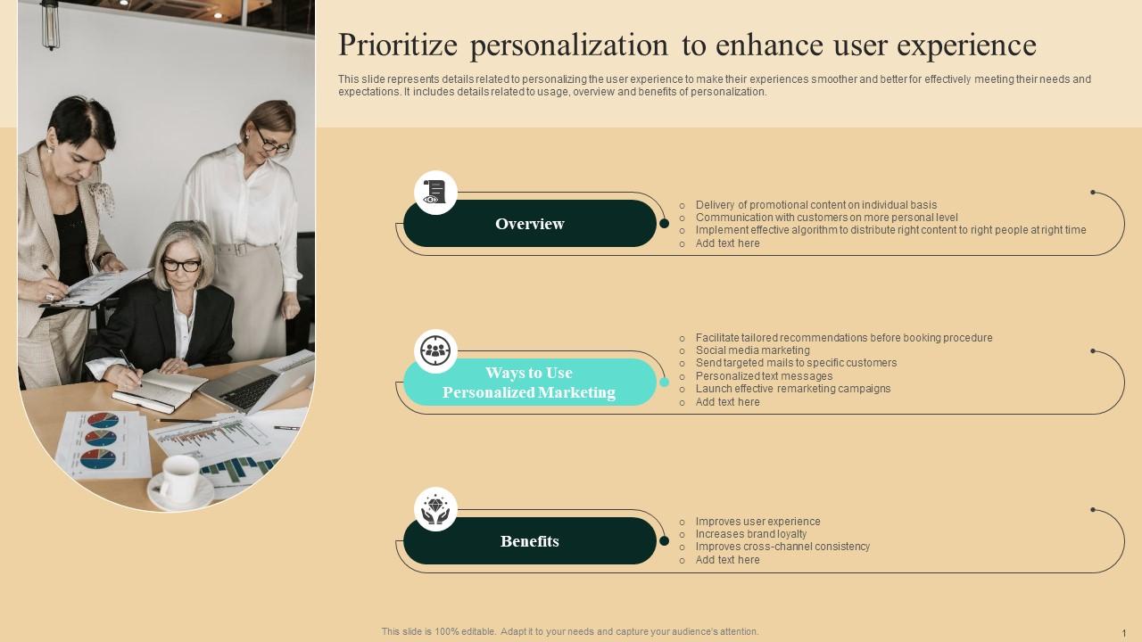 Guide To Winning Tourism Prioritize Personalization To Enhance User Experience Topics Pdf