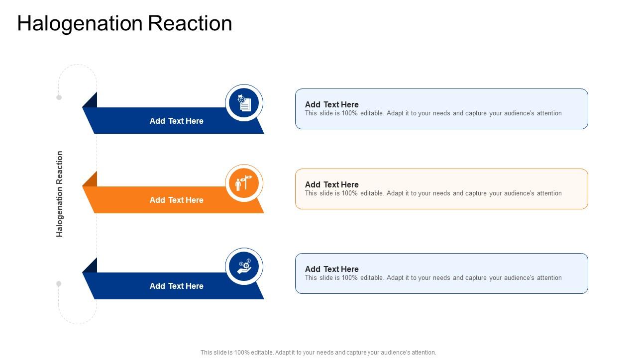Halogenation Reaction In Powerpoint And Google Slides Cpb