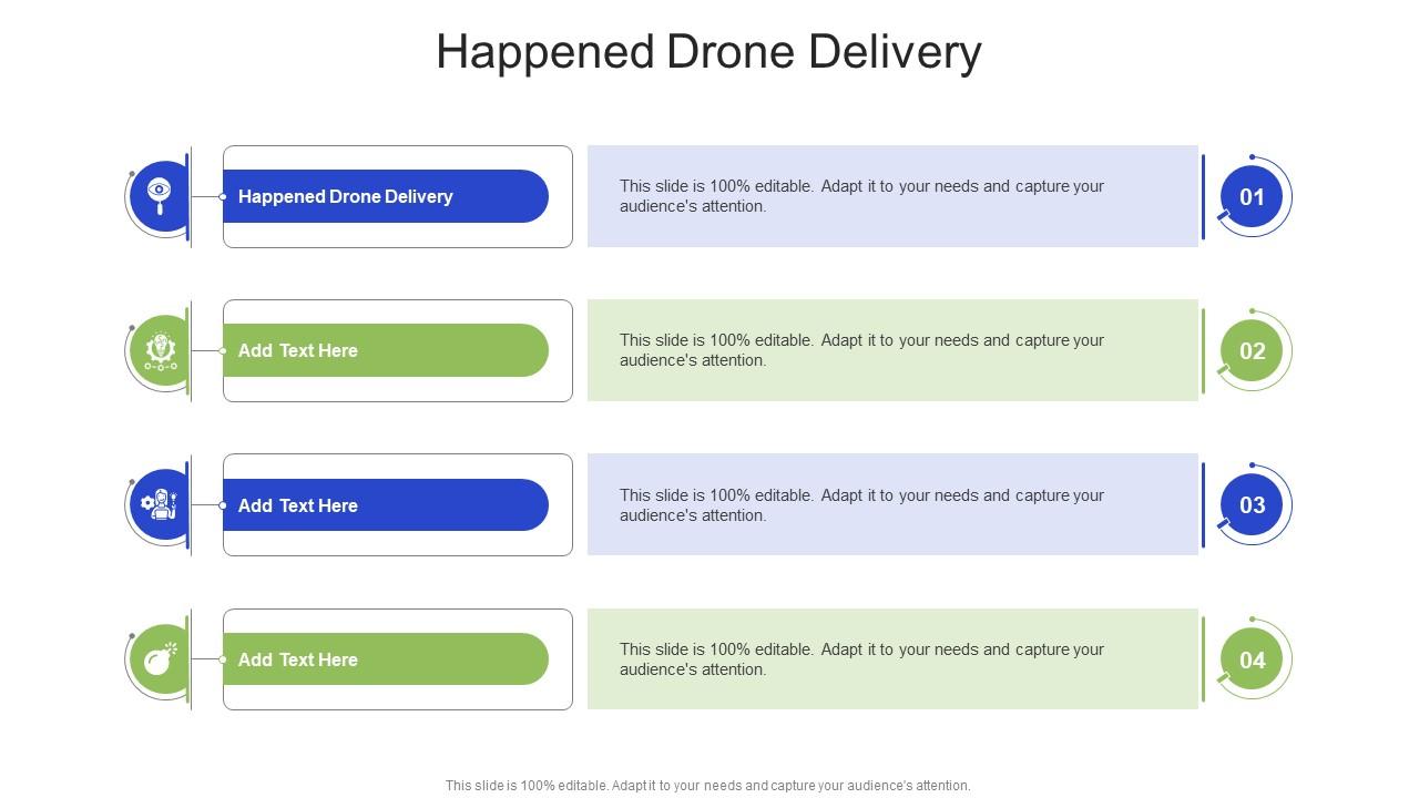 Happened Drone Delivery In Powerpoint And Google Slides Cpb