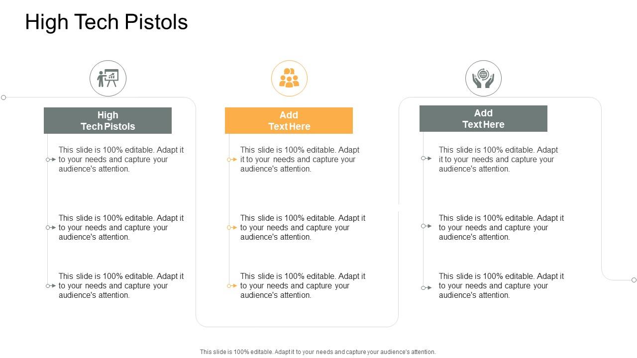 High Tech Pistols In Powerpoint And Google Slides Cpb