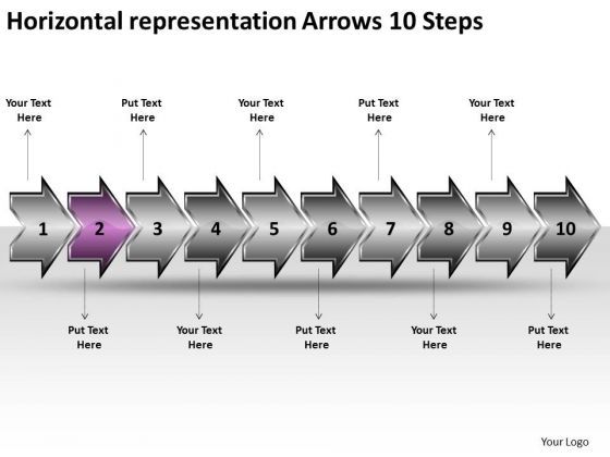 horizontal_representation_arrows_10_steps_network_mapping_powerpoint_templates_1.jpg