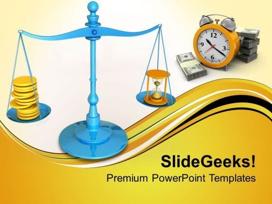 hourglass_and_coins_on_scales_concept_powerpoint_templates_ppt_backgrounds_for_slides_0813_title.jpg