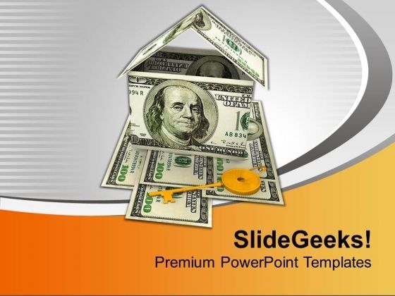 house_made_with_dollar_bills_golden_key_powerpoint_templates_ppt_backgrounds_for_slides_0213_title.jpg
