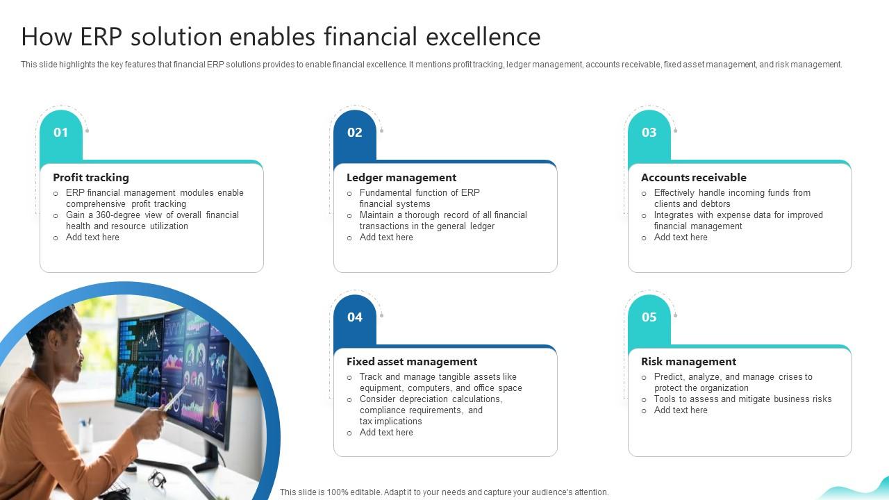 How Erp Solution Enables Financial Excellence Erp And Digital Transformation For Maximizing DT SS V