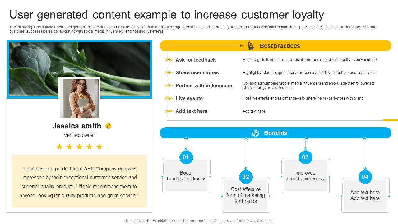 How To Create Cost Effective User Generated Content Example To Increase Strategy SS V