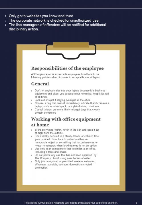 How To Handle Employee Device Management Policy For Human Resource Handbook