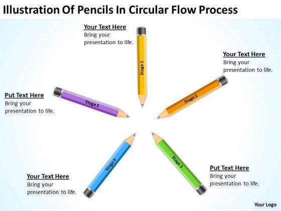 illustration_of_pencils_in_circular_flow_process_ppt_1_business_plan_freeware_powerpoint_templates_1.jpg