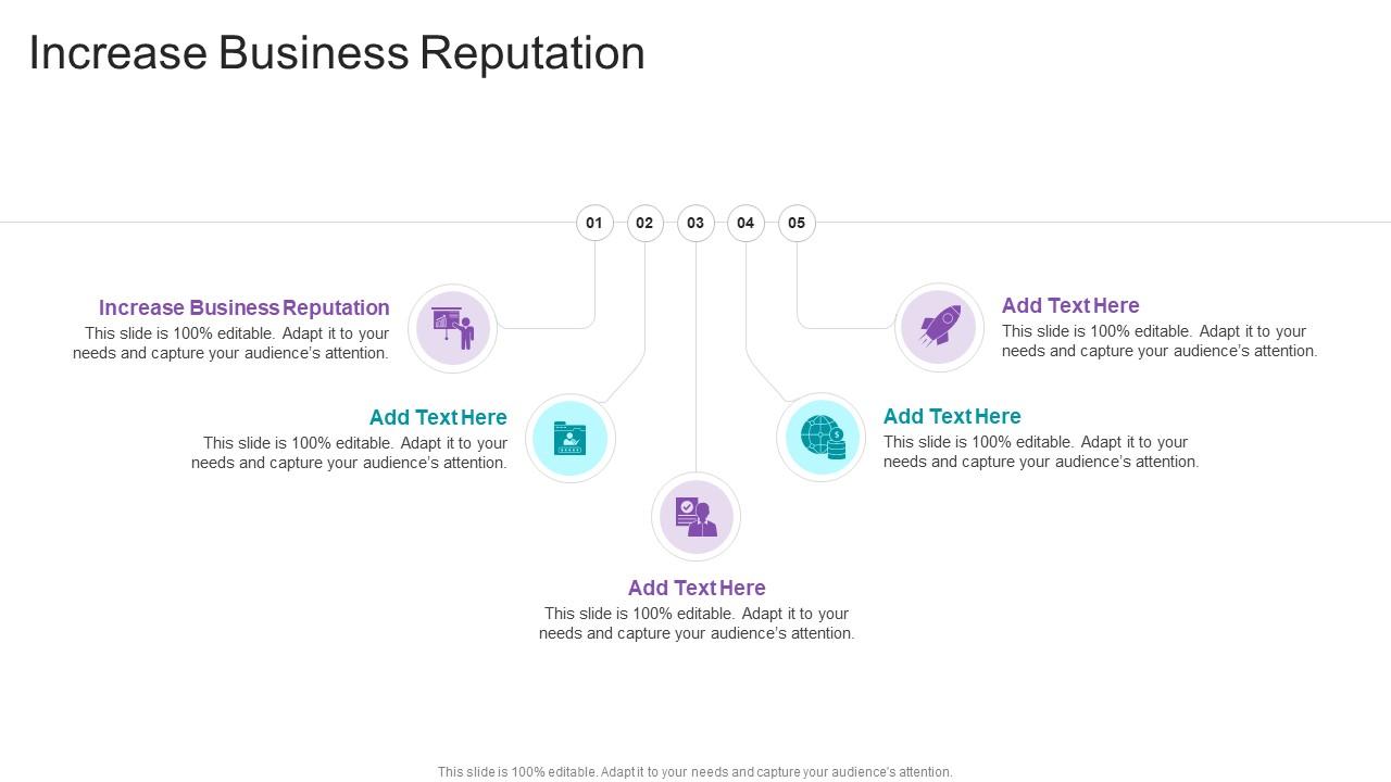Increase Business Reputation In Powerpoint And Google Slides Cpb