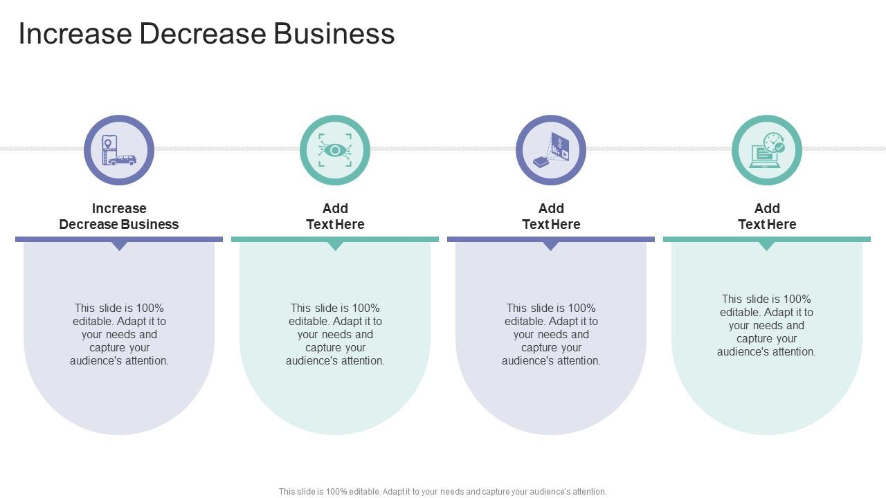 Increase Decrease Business In Powerpoint And Google Slides Cpb