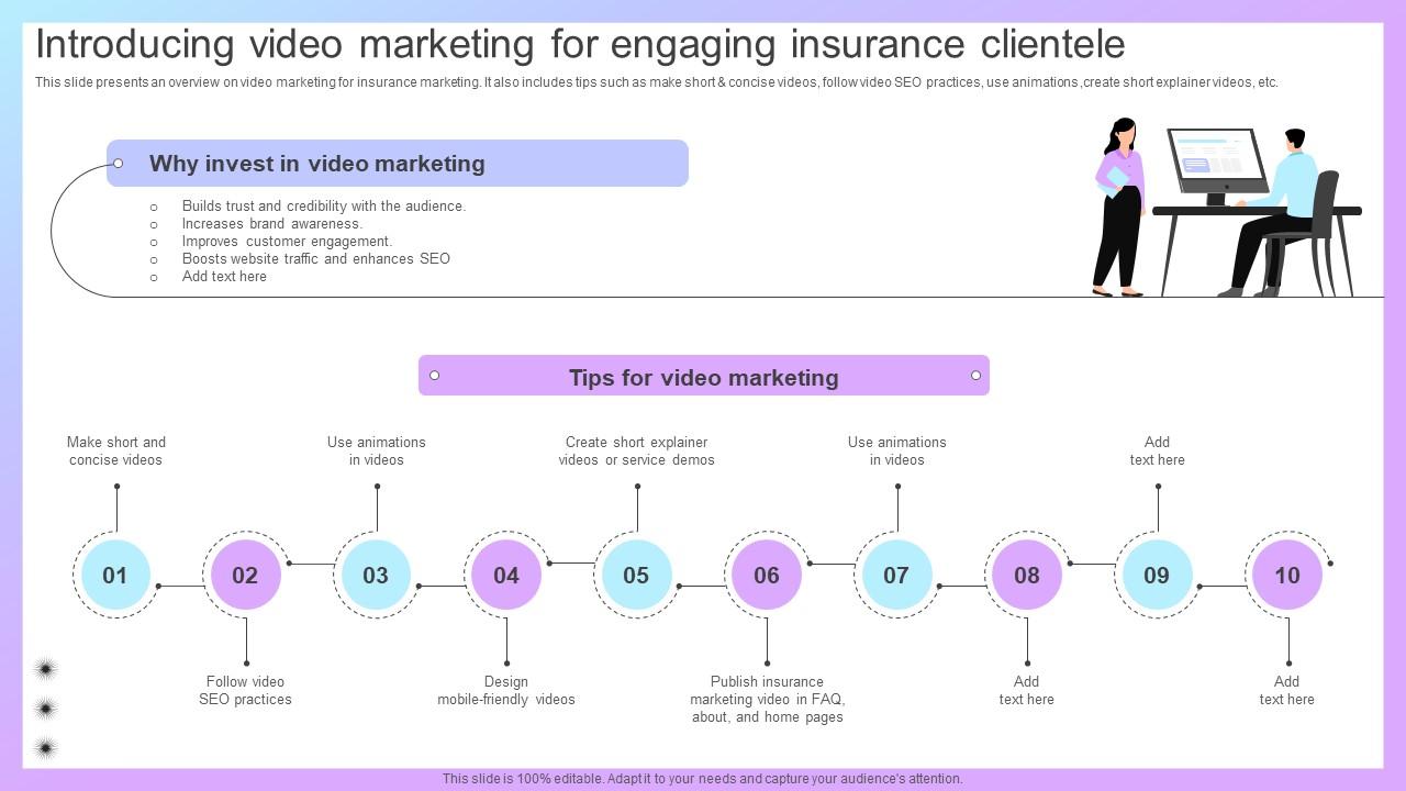 Increasing Business Awareness Introducing Video Marketing For Engaging Strategy SS V
