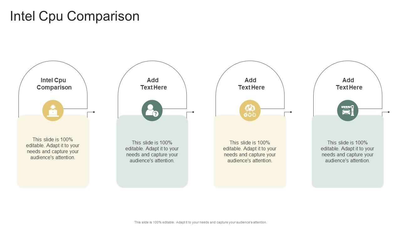 Intel Cpu Comparison In Powerpoint And Google Slides Cpb