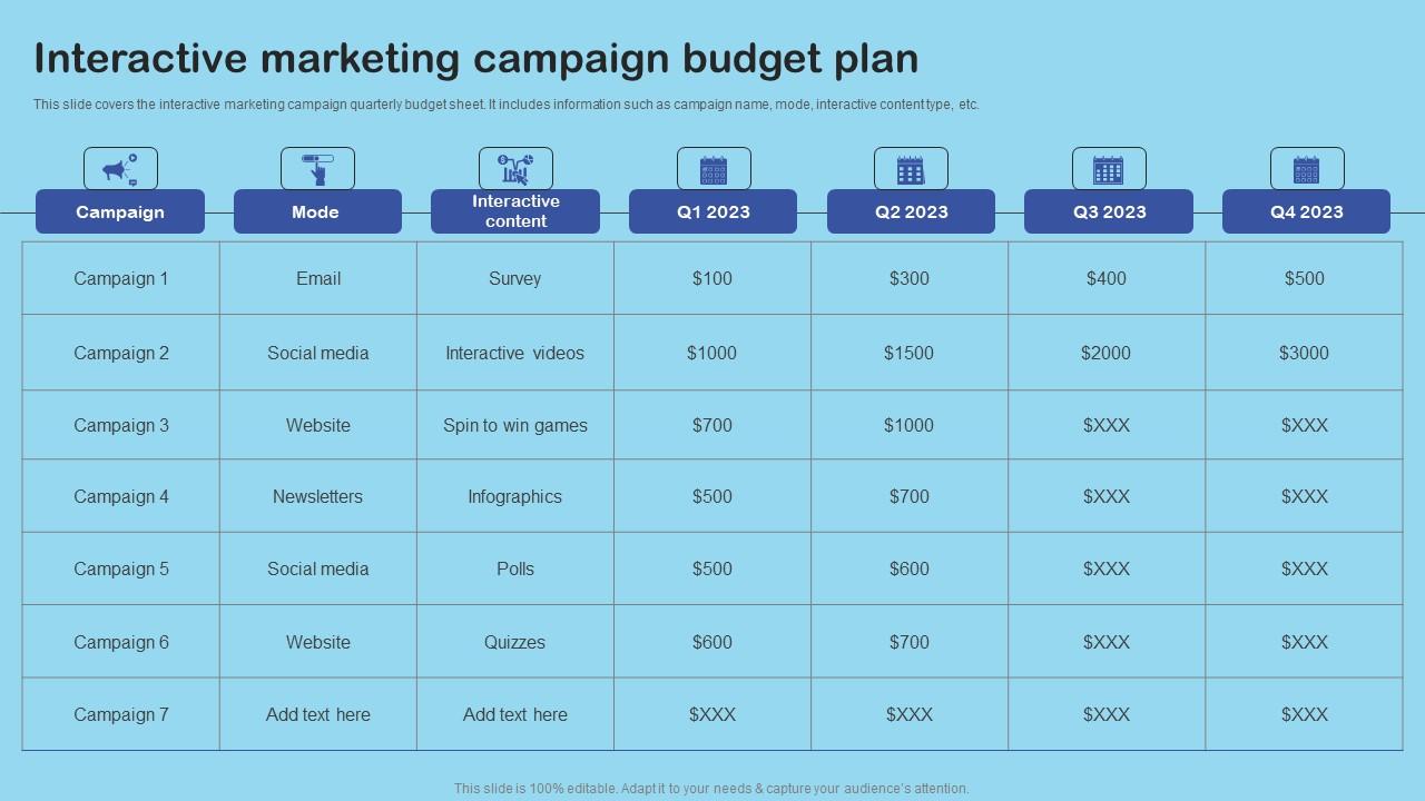 Interactive Marketing Campaign Enhance Client Engagement With Interactive Advertising Slides Pdf