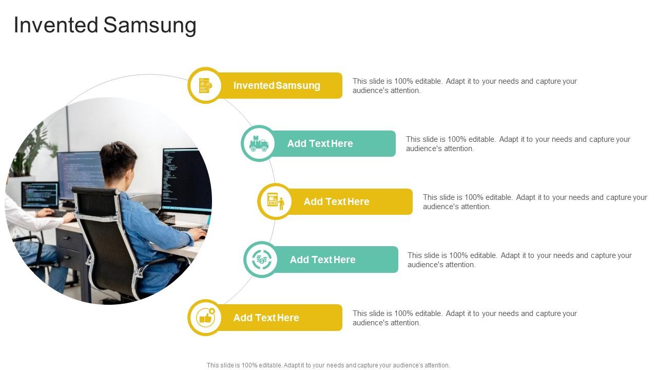 Invented Samsung In Powerpoint And Google Slides Cpb