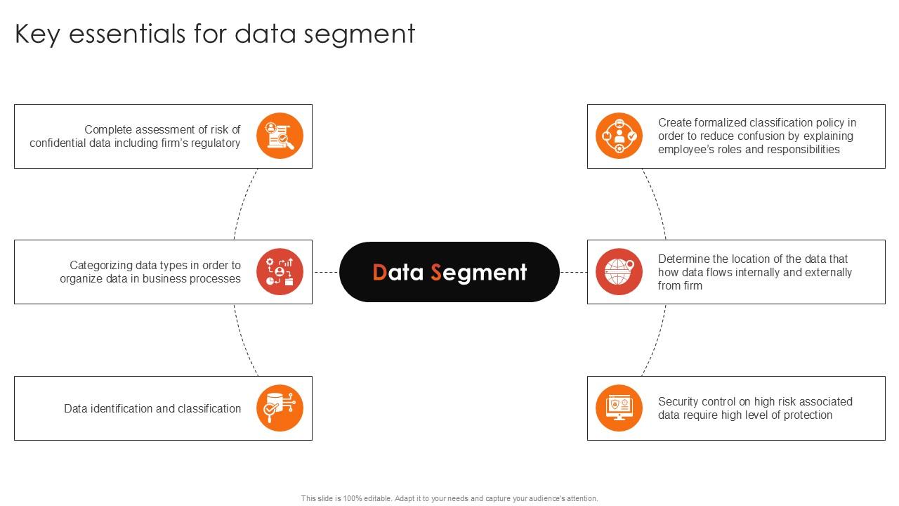 Key Essentials For Data Segment PPT PowerPoint SS