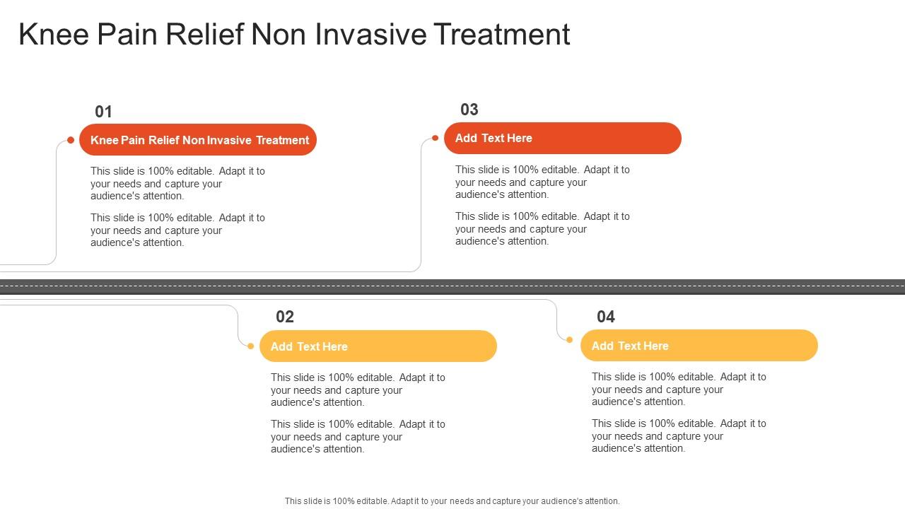 Knee Pain Relief Non Invasive Treatment In Powerpoint And Google Slides Cpb