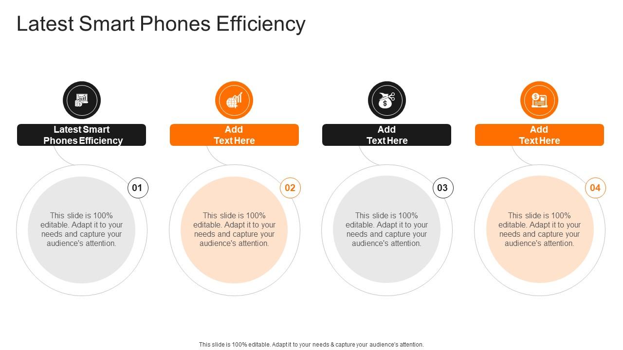 Latest Smart Phones Efficiency In Powerpoint And Google Slides Cpb