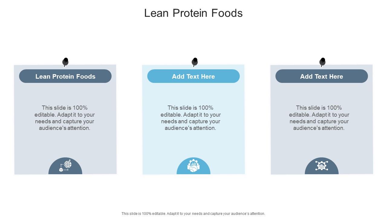 Lean Protein Foods In Powerpoint And Google Slides Cpb