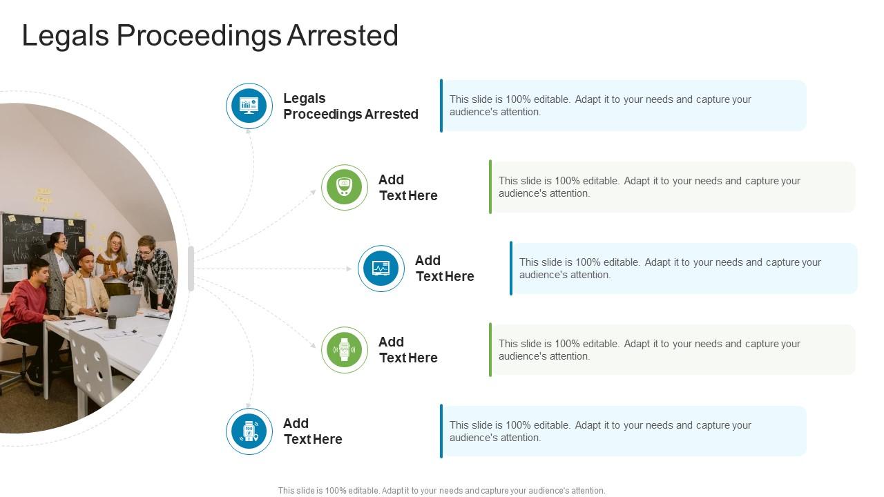 Legals Proceedings Arrested In Powerpoint And Google Slides Cpb